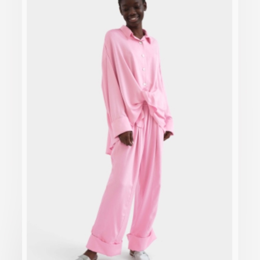 SLEEPER PINK PAJAMA SET Shirt + pants! XL